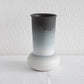 WÜRTZ Ceramics Contemporary Black Grey Gradient-Glazed Stoneware Vase Mollaris.com 