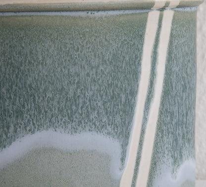 WÜRTZ Ceramics Contemporary Grey Beige Glazed Stoneware Letter Vase Mollaris.com 