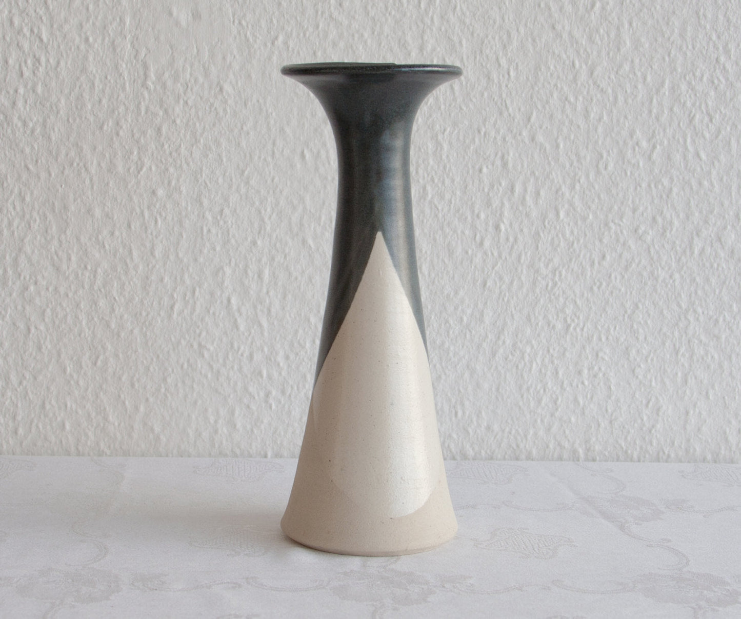 WÜRTZ Ceramics Contemporary Grey-Patterned Glazed Stoneware Vase Mollaris.com 