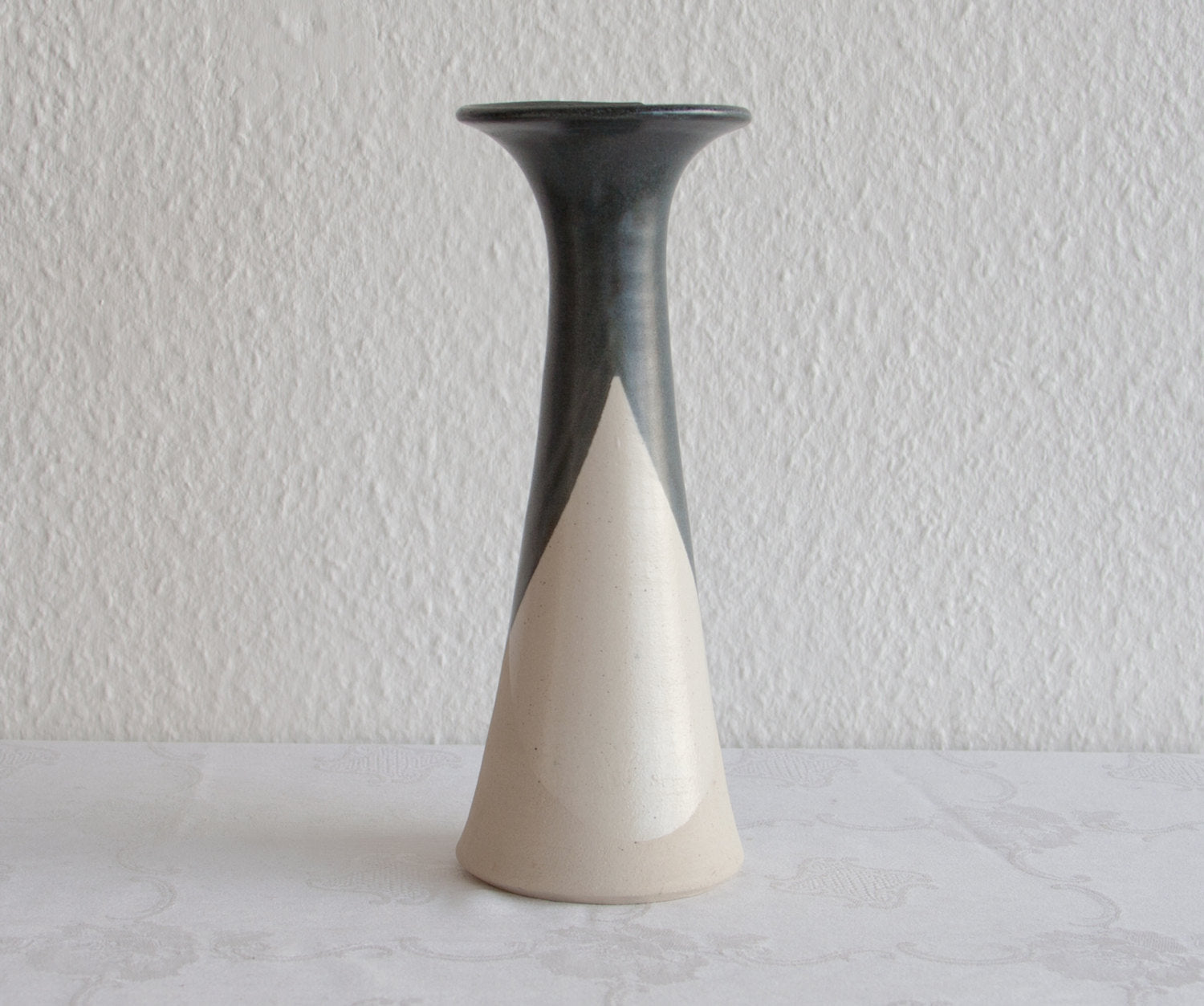 WÜRTZ Ceramics Contemporary Grey-Patterned Glazed Stoneware Vase Mollaris.com 