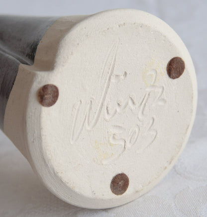 WÜRTZ Ceramics Contemporary Grey-Patterned Glazed Stoneware Vase Mollaris.com 