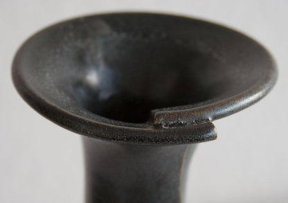 WÜRTZ Ceramics Contemporary Grey-Patterned Glazed Stoneware Vase Mollaris.com 
