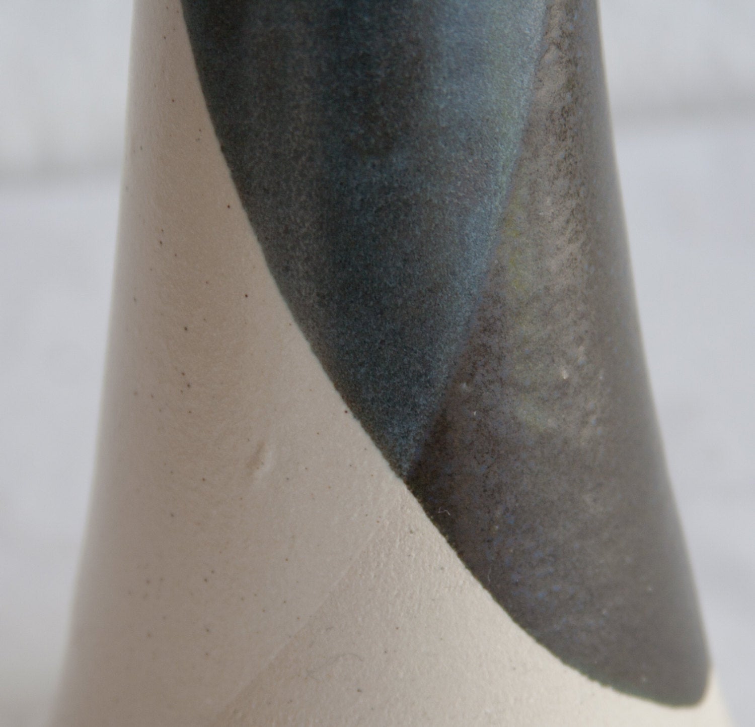 WÜRTZ Ceramics Contemporary Grey-Patterned Glazed Stoneware Vase Mollaris.com 