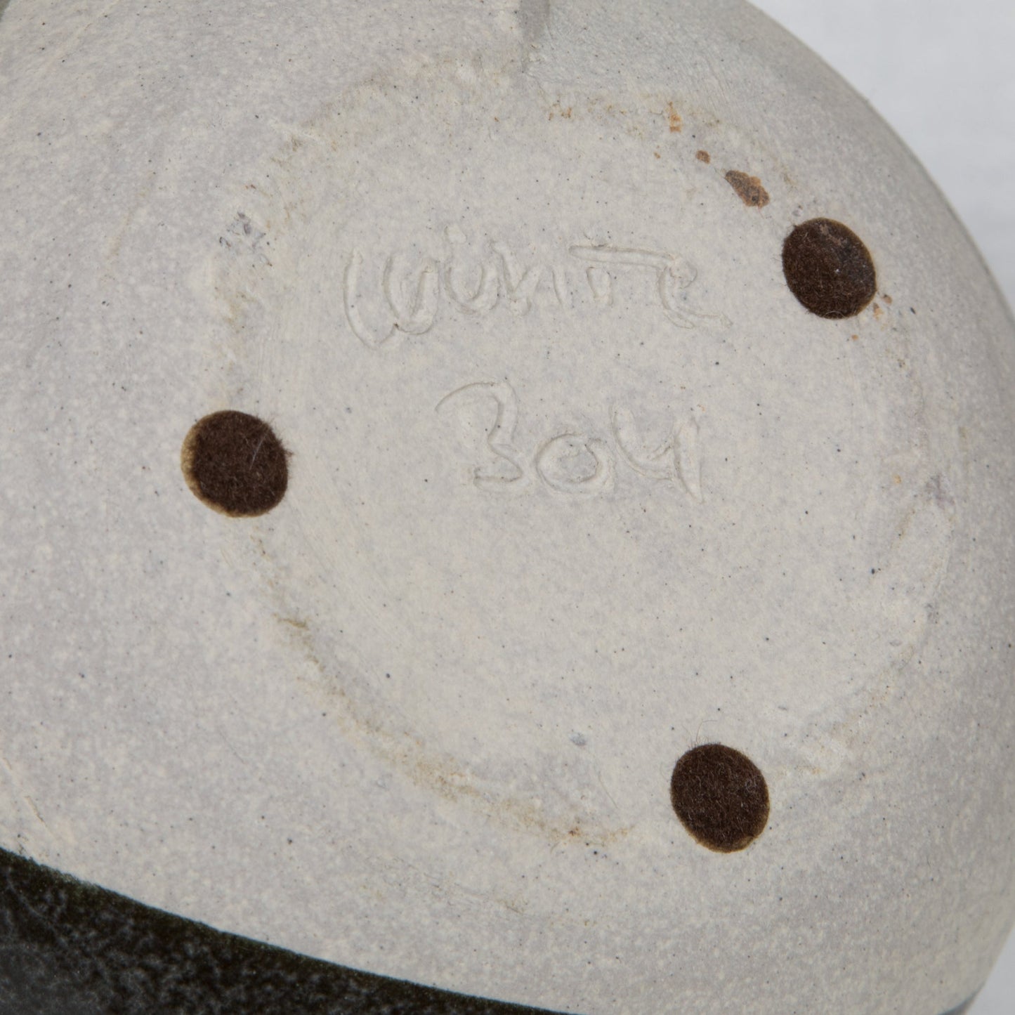 WÜRTZ Ceramics Contemporary Bulbous Grey-Patterned Glazed Stoneware Vase Mollaris.com 