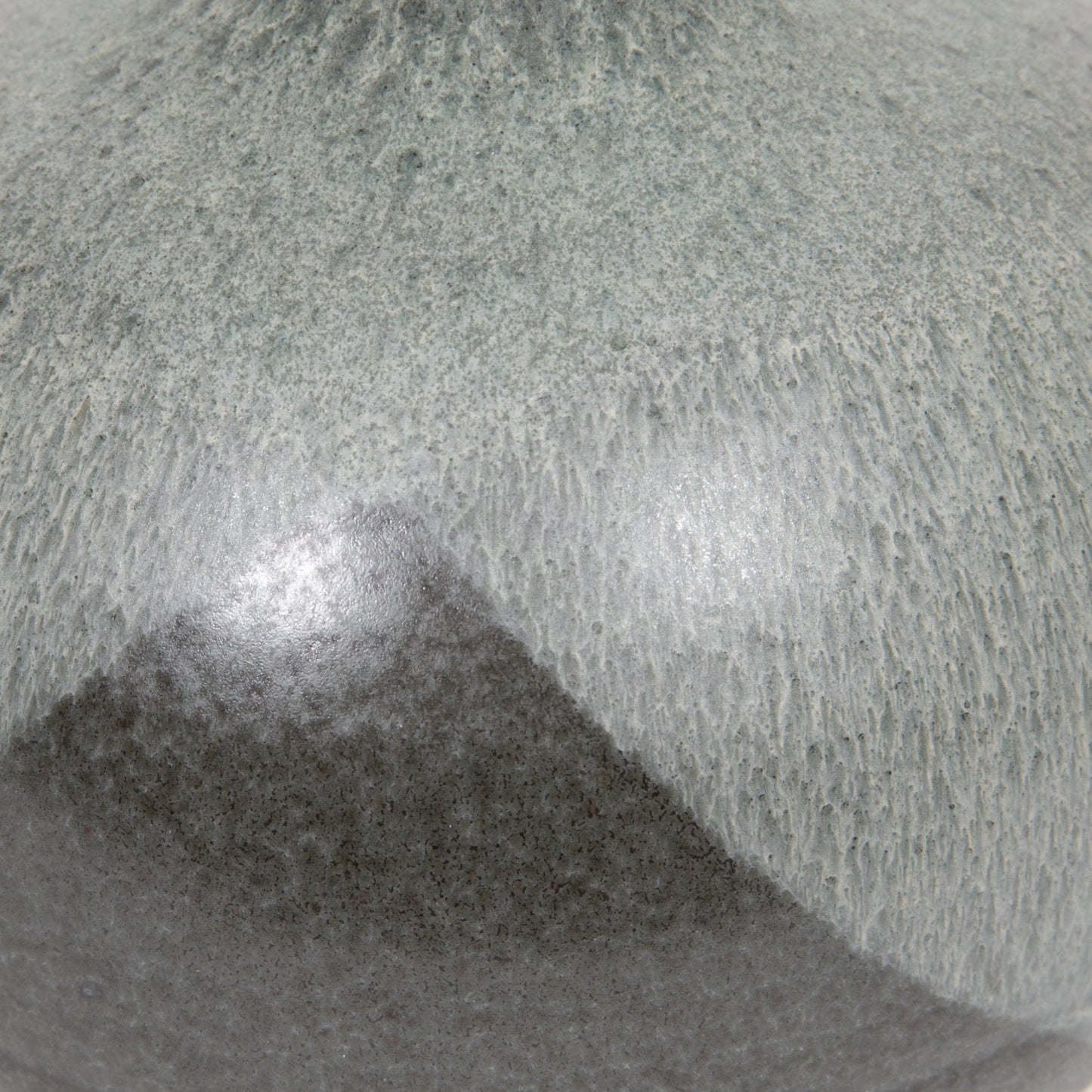 WÜRTZ Ceramics Contemporary Bulbous Grey-Patterned Glazed Stoneware Vase Mollaris.com 