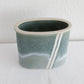 WÜRTZ Ceramics Contemporary Grey Beige Glazed Stoneware Letter Vase Mollaris.com 